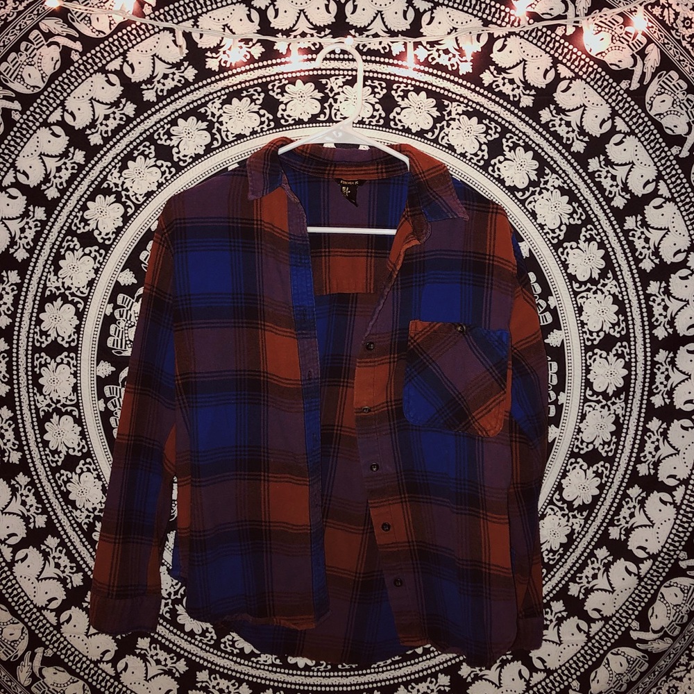 Blue/Orange/Purple FLANNEL